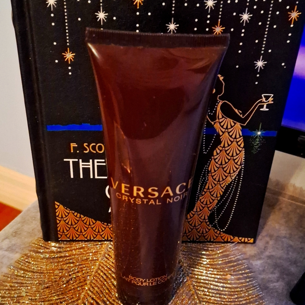 Versace Crystal Noir body lotion never used
